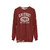 Elm Street College Sweatshirt with Freddy Krueger and Nightmare on Elm Street design - hanging