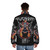 Miku Sabbath Utsu Hagane Puffer Jacket with Baphomet Graphic - men back