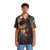 Chris Hemsworth wearing a tropical print Hawaiian shirt - People Front