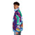 MGMT Congratulations Puffer Jacket featuring the album cover design - men side left