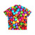 Colorful Smarties Hawaiian Graphic Tshirt - Back
