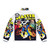 Master Comics No 23 Puffer Jacket with vintage comic book inspired design - Back