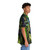 Black unicorn featured on a vibrant Hawaiian shirt - People Pight