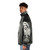 Marilyn Monroe Tattooed Lady Puffer Jacket with Vintage Art Nouveau Design - men side left