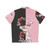 Dark Kawaii Hawaiian Shirt featuring a gothic anime-inspired design - Back