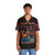Dark Grim Reaper Horror Hawaiian Shirt with Vintage Retro Nostalgic Activities - People Front