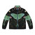 Luna and Forester Botanical Puffer Jacket with moon, luna moth, and forester moth design