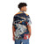 Jurassic themed Hawaiian shirt with vibrant prehistoric animals print - People Back