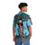Jupiter Hammerheads Hawaiian Shirt featuring a shark and lighthouse design - People Back
