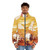One Piece Luffy Puffer Jacket - Anime inspired outerwear for One Piece fans - men front