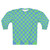 Earthbound Checkerboard Teal and Blue Sweatshirt