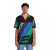 Blue Stripes Dragon Hawaiian Shirt - People Front