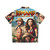 Jumanji Hawaiian Shirt featuring Dwayne Johnson in a tropical, vintage-inspired design - Back