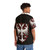 Serbian coat of arms and Nemanjici symbol printed on a Hawaiian shirt - People Back