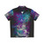 Cheshire Cat Hawaiian Shirt with Cosmic Wonderland Design