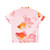 Cherry blossom and goldfish print Hawaiian shirt - Back