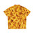 Cheesy mac and cheese themed Hawaiian shirt - Back