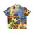 Retro Pixel Art 'The Secret of Monkey Island' High Contrast Hawaiian Shirt