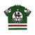 Chechen Flag Hawaiian Shirt with Howling Wolf and Moon