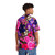 blue hawaiian shirt with colorful floral and fruit pattern - People Back