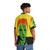 Johnny Rotten wearing a vibrant Hawaiian shirt with punk rock and pop art elements - People Back