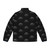 Lotus Puffer Jacket featuring a beautiful lotus blossom design for yoga and meditation enthusiasts - Back