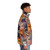 Lotsa Cats Puffer Jacket with a fun, feline-inspired pattern - men side right