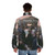 "Lost in Translation" puffer jacket with soft, warm fabric - men back