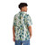 Blue Branches Hawaiian Shirt with Tropical Floral Watercolor Pattern - People Back