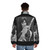 Vintage-inspired puffer jacket featuring a photograph of country music legend Loretta Lynn - men back