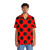 Vibrant lady bug and polka dot print Hawaiian shirt - People Front