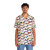 Horse silhouette and jockey silk pattern Hawaiian shirt - People Front
