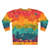 Colorful animal spectrum pattern sweatshirt - Back