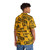 Caution Hawaiian Shirt with Yellow Tape and Danger Symbols - People Back