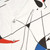 Minimalistic Abstract Art Hawaiian Shirt Design by Famous Painter Joan Miro - Detail