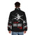 Lone Wolf and Cub Puffer Jacket featuring iconic Japanese samurai style - men back