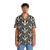 Badger-themed Hawaiian shirt with a gray and black design - People Front