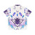 Scarab Queen Nikury Hawaiian Shirt with Floral and Gemstone Pattern