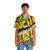 Retro 90s nostalgic Hawaiian shirt with bubblegum print and fruity colors - People Front