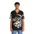 Cat Got Your Soul II Dark Hawaiian Shirt with Grim Reaper and Skeleton Bones - People Front