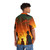Retro 80s Stranger Things Hawaiian Shirt for Kids - People Back