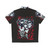 Babymetal inspired Hawaiian shirt with anime and heavy metal design - Back