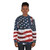Patriotic American Sweatshirt with USA Flag Design - women