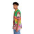 Retro 80s Hawaiian shirt with colorful, vibrant print - People Left