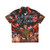 Retro 80s Hawaiian Shirt featuring Merry Christmas Mr. Lawrence movie imagery
