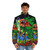 Audrey II-inspired puffer jacket from the classic 80s musical Little Shop of Horrors - men front
