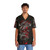 Embroidered asian dragon design on a tropical hawaiian shirt - Lifestyle