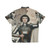 Jeanne D'Arc Hawaiian Shirt with Christian and Catholic Imagery - Back