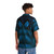 Blue Beetle superhero art printed on a Hawaiian-style shirt - People Back