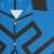 Blue Beetle Armor Hawaiian Shirt with DC Comics Superhero Design - Detail